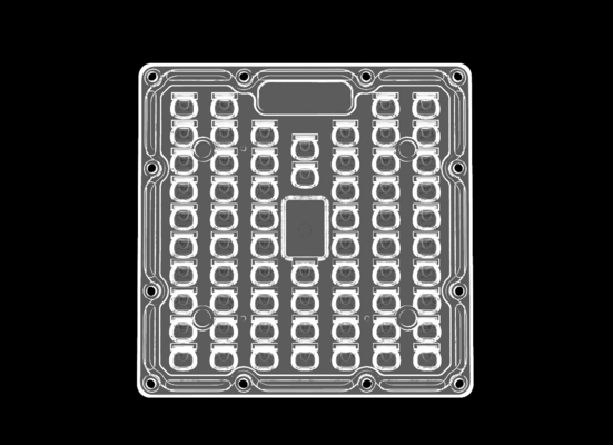 IP66 مقاوم للماء 50W عدسات متعددة الأشكال متناظرة