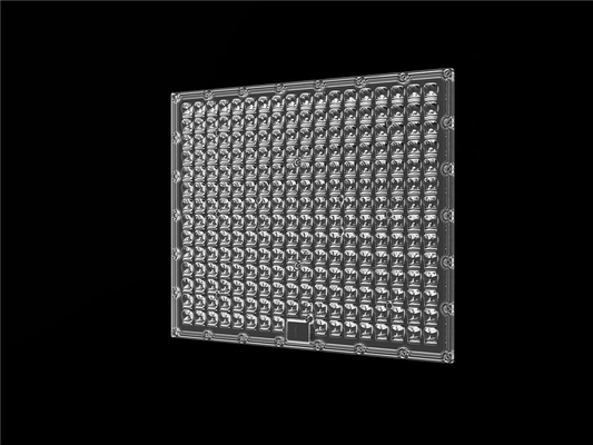 500W IP66 LED ملعب أضواء عدسة مادة الكمبيوتر غير المتماثلة مع تصميم سطح هندسي