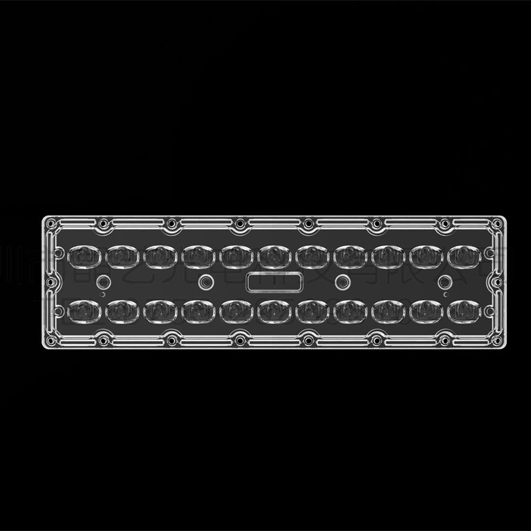 عدسة ضوء الشارع LED عالية الكفاءة مع زاوية شعاع عريض SMD7070 عدسة 22IN1 TYPE3