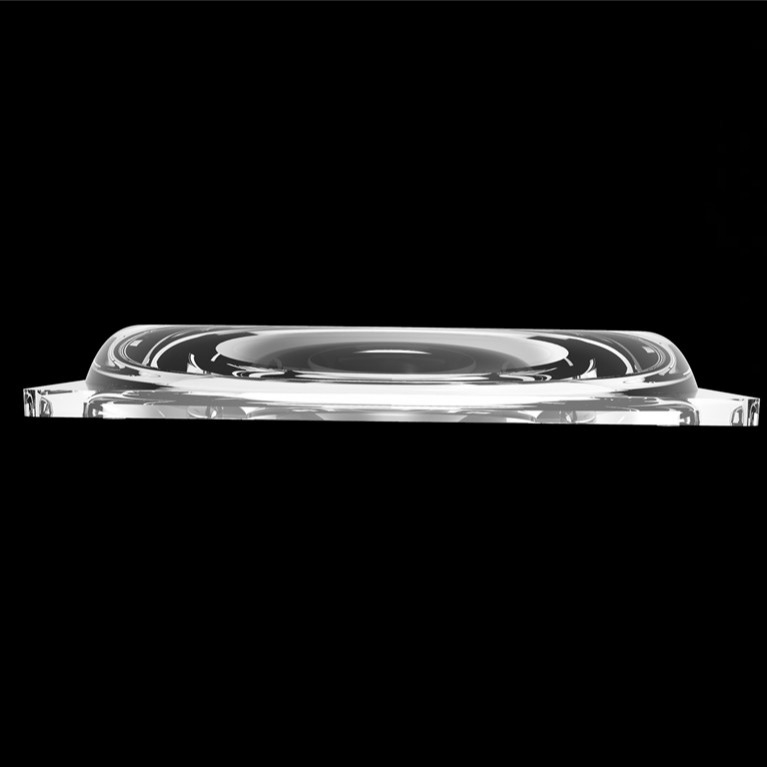 SMD 2835 PC 60 درجة 2 حلقة عدسة ضوء الشارع LED مع توزيع ضوء ممتاز