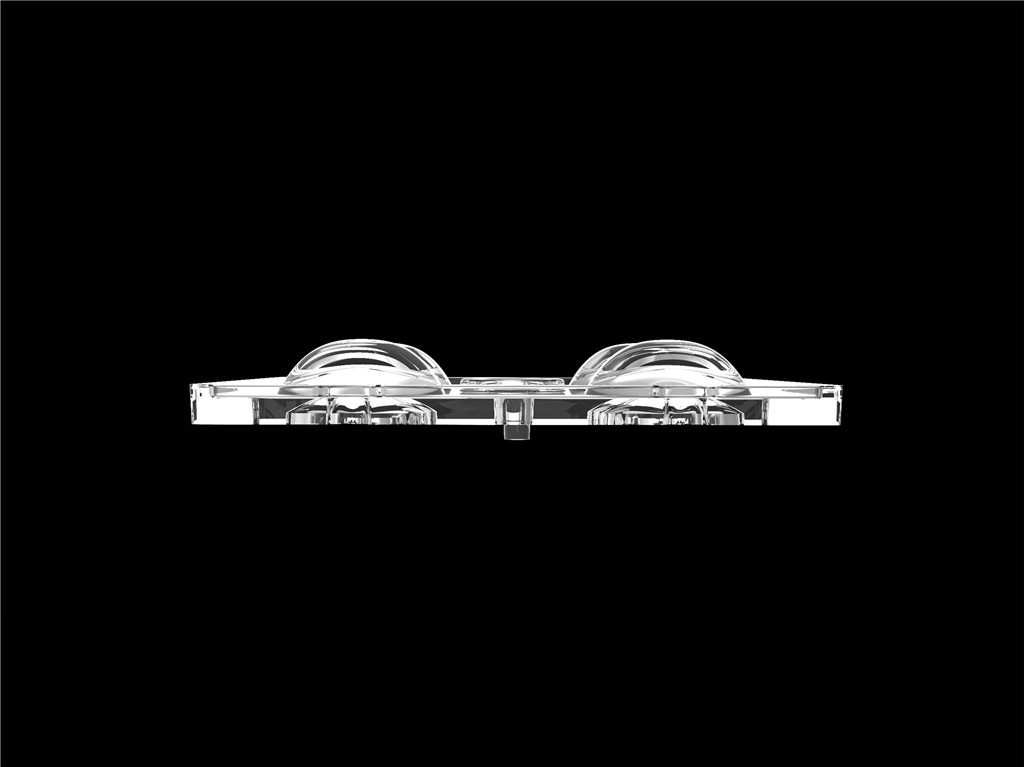 50 * 50mm 90 درجة 4 في 1 عدسة ضوء LED مواد الكمبيوتر الخاصة بإضاءة الفيضانات SMD7070 / 5050/4 * 3030 LED