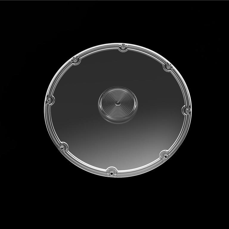Φ206mm Spark - High Bay UFO LED Optical Lens 120 درجة لإضاءة المناطق الصناعية عالية الطاقة