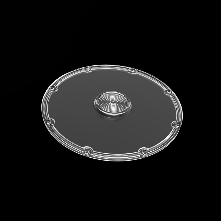 Φ206mm Spark - High Bay UFO LED Optical Lens 120 درجة لإضاءة المناطق الصناعية عالية الطاقة