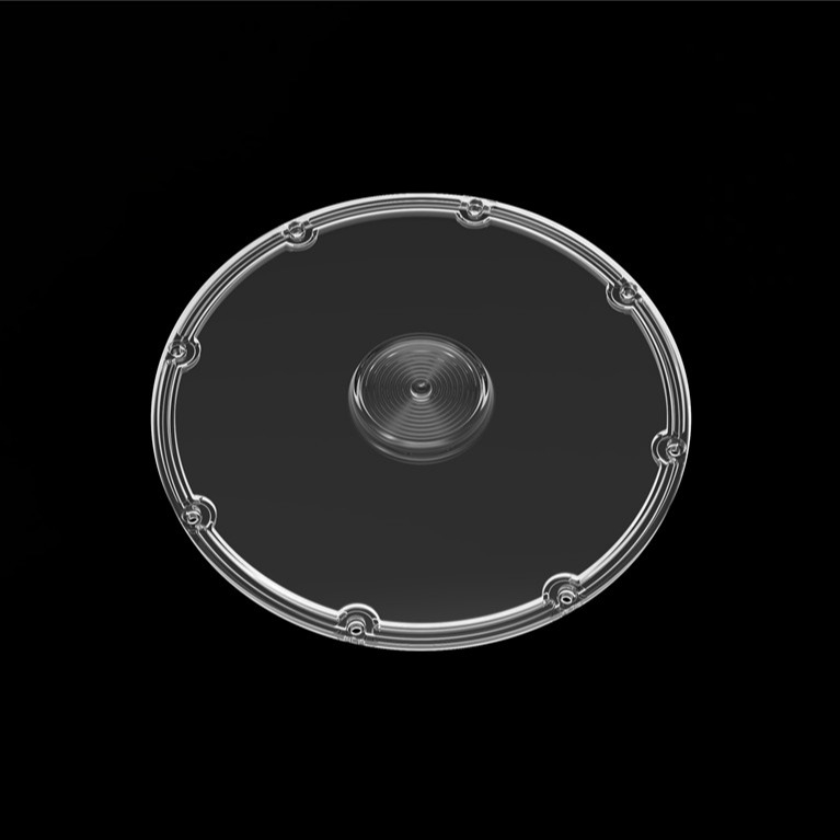 Φ206mm Spark - High Bay UFO LED Optical Lens 120 درجة لإضاءة المناطق الصناعية عالية الطاقة