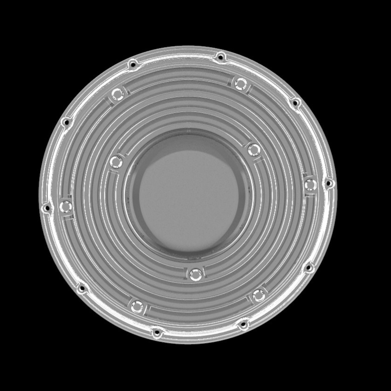 φ235mm UFO مستديرة العدسة الضوئية العالية 100W 150W 3030 مصباح التعدين المصباح 90 درجة العدسة الضوئية