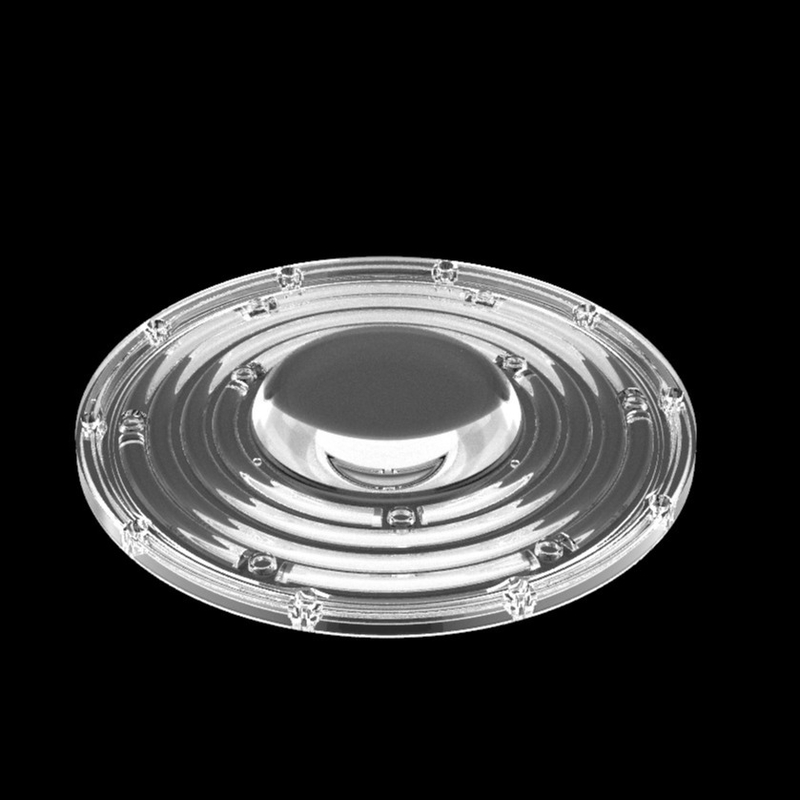 φ235mm UFO مستديرة العدسة الضوئية العالية 100W 150W 3030 مصباح التعدين المصباح 90 درجة العدسة الضوئية