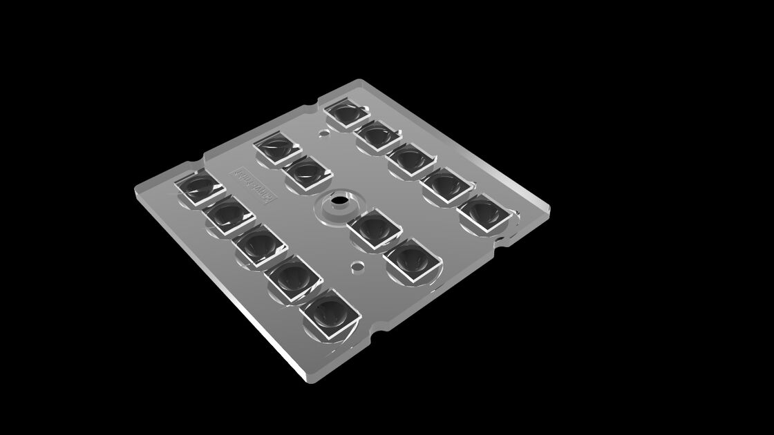 فائقة واسعة توزيع الضوء ليد عدسة صفيف 14 في 1 نوع 5 ل باركينغ الإضاءة