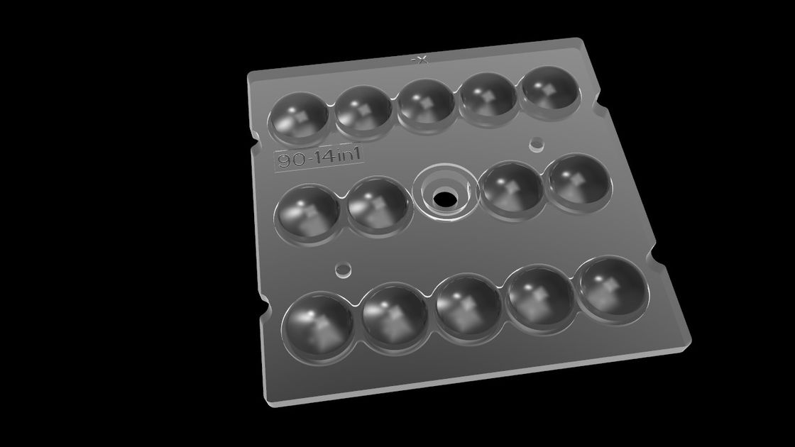 14 في 1 بمما البصريات ل ليد الإضاءة، 90 درجة ليد عدسة مجموعة ل نفق الإضاءة