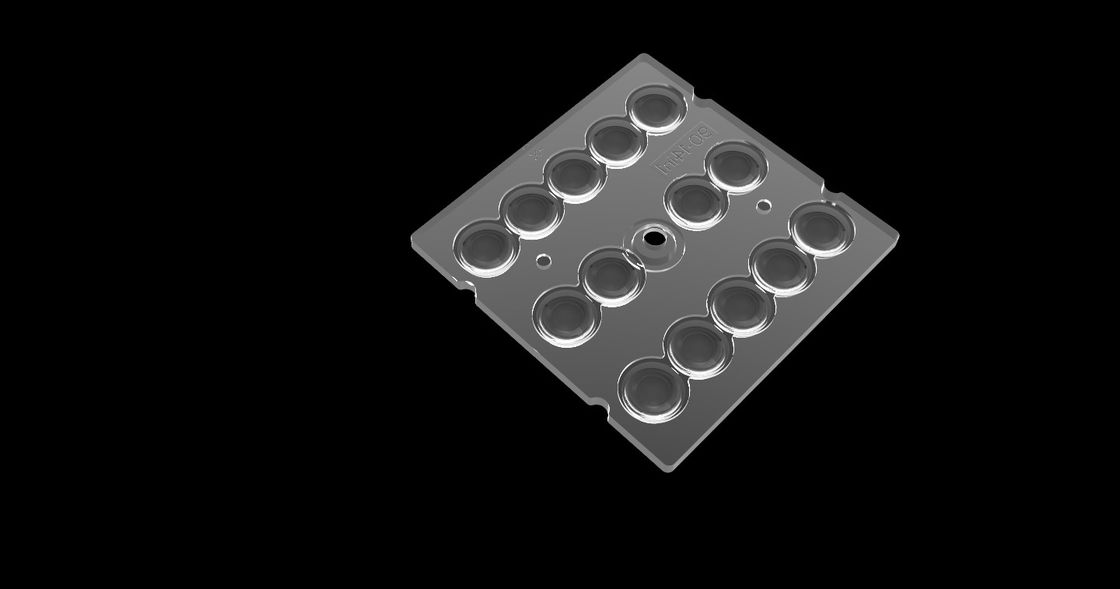 14 في 1 بمما البصريات ل ليد الإضاءة، 90 درجة ليد عدسة مجموعة ل نفق الإضاءة